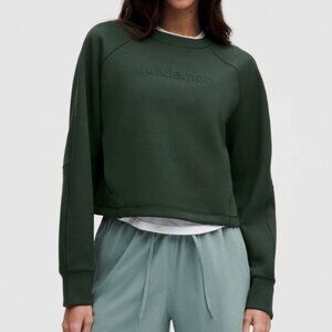 NWT Lululemon Smooth Spacer CroppedPullover Sweatshirt Size 14
